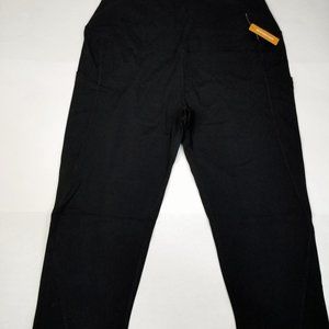 Glampunch Maternity Capri Pant  with Pockets Black